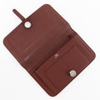 Hermes Dogon GM Taurillon Clemence Bordeaux Silver Hardware D Long — view 6