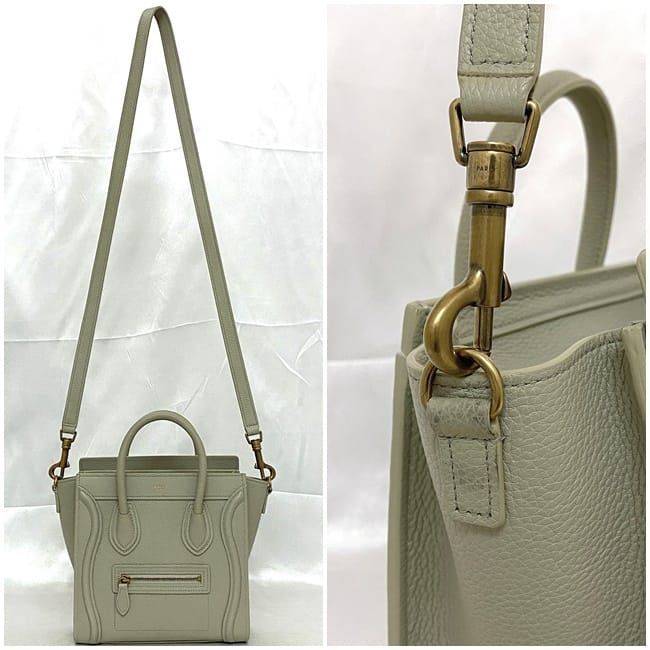 Celine 2-Way Shoulder Bag Luggage Nano Shopper — view 7