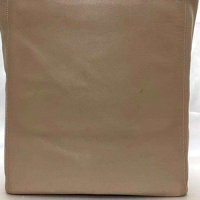 Loewe Tote Bag Beige Anagram Leather — view 8