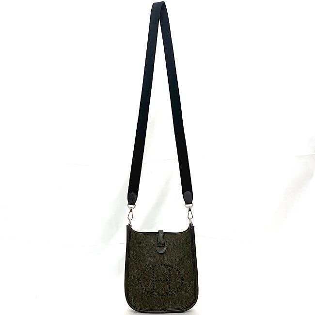 Hermes Shoulder Bag Evelyne TPM Gray — view 3