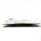 Dior Rope Strap Canvas Clutch Gray — view 3