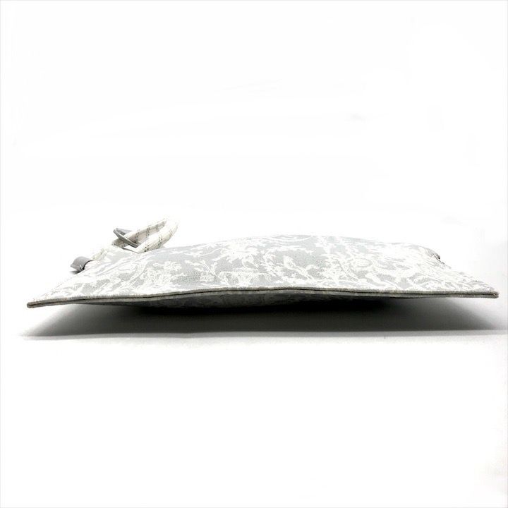 Dior Rope Strap Canvas Clutch Gray — view 3