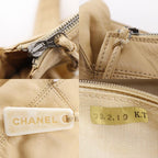 Chanel Lambskin Beige Shoulder Bag — view 9