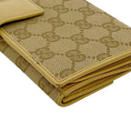 Gucci Bifold Long Wallet Beige GG Canvas — view 4