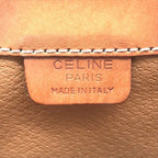 Celine Macadam Turnlock Charm Leather Hand Bag Brown Vintage — view 9