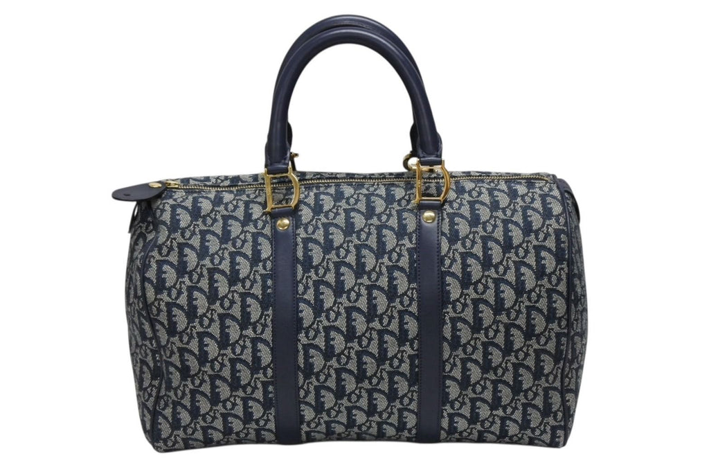 Dior Trotter Handbag Galliano Era Navy