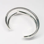 Hermes Bracelet Chaine D'ancre Punk Bangle 15 AG 925 Silver Manufactur — view 6