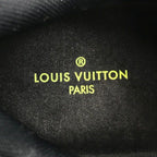 Louis Vuitton Run Away Pulse Line Sneakers Shoes Black Yellow — view 8