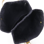 Hermes Amedava Cabas De Poche Long Shoulder Canvas Black Bag — view 5