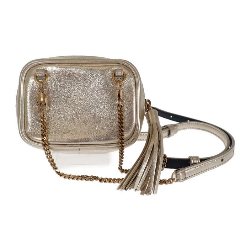 Saint Laurent Baby Lou Chain Shoulder Bag Pouch — view 3
