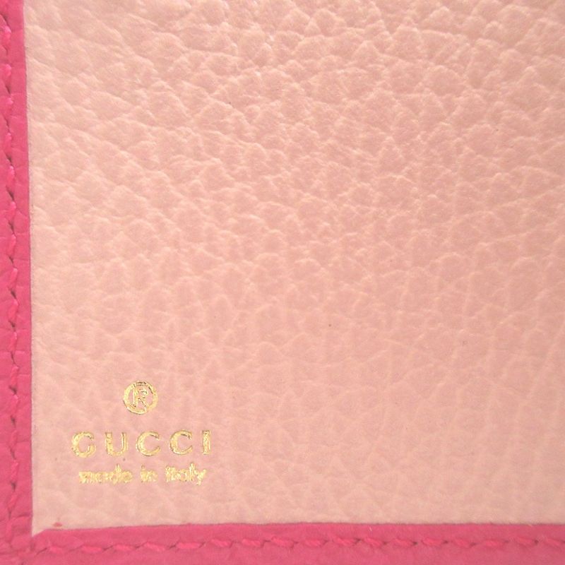Gucci GG Marmont Leather Pink Bifold Wallet 0193 — view 8