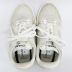 Chanel Sneakers Sequins White Size 36 Coco — view 3