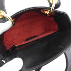 Dior Lady Small Tote Shoulder Bag — view 7