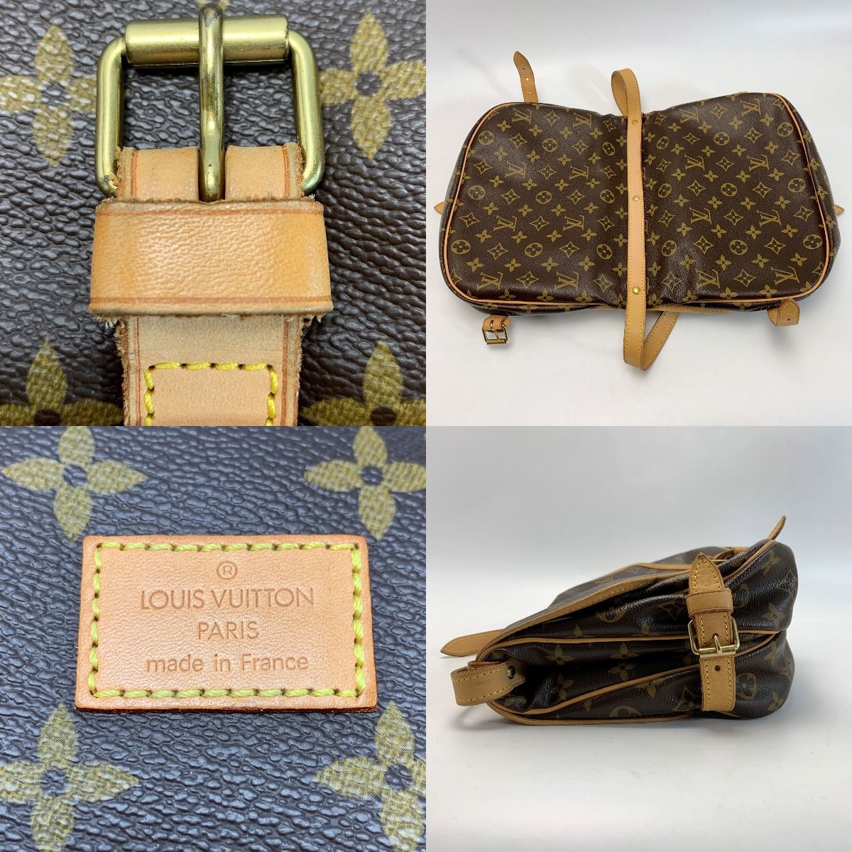 Louis Vuitton Monogram Saumur Bag Shoulder — view 6