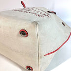 Louis Vuitton Shoulder Bag Cabas PM Leather Canvas Pink — view 4