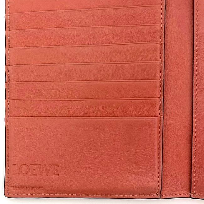 Loewe Bifold Wallet Vertical Small Beige — view 9