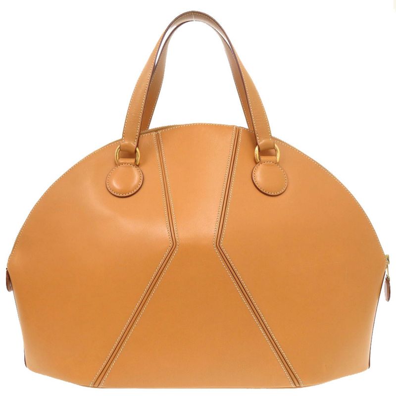 Hermes Ile De Beau Vaux Chamonix Natural Gold Hardware 00 Handbag — view 2