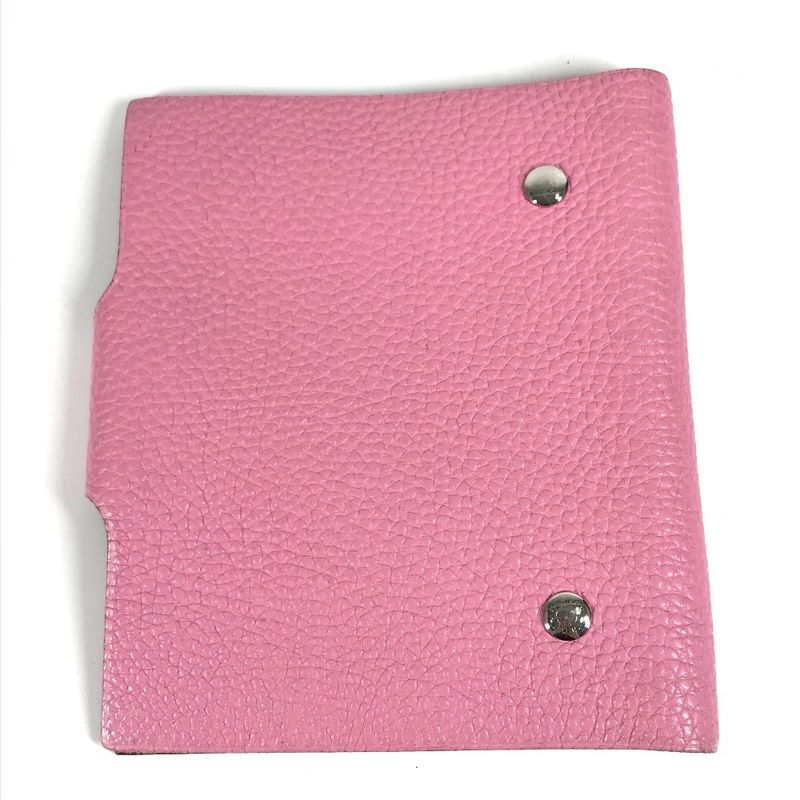 Hermes Notebook Cover Ulysse PM Taurillon Clemence Pink — view 3