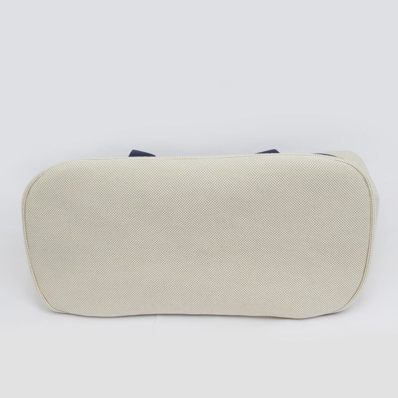 Hermes Cabrio Mother's Bag Toile Ash Gripe Lou Navy Tote Canvas — view 4