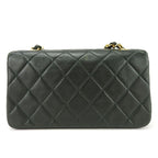 Chanel Shoulder Bag Mini Quilted Lambskin Olive Green Gold Hardware 1 st — view 3