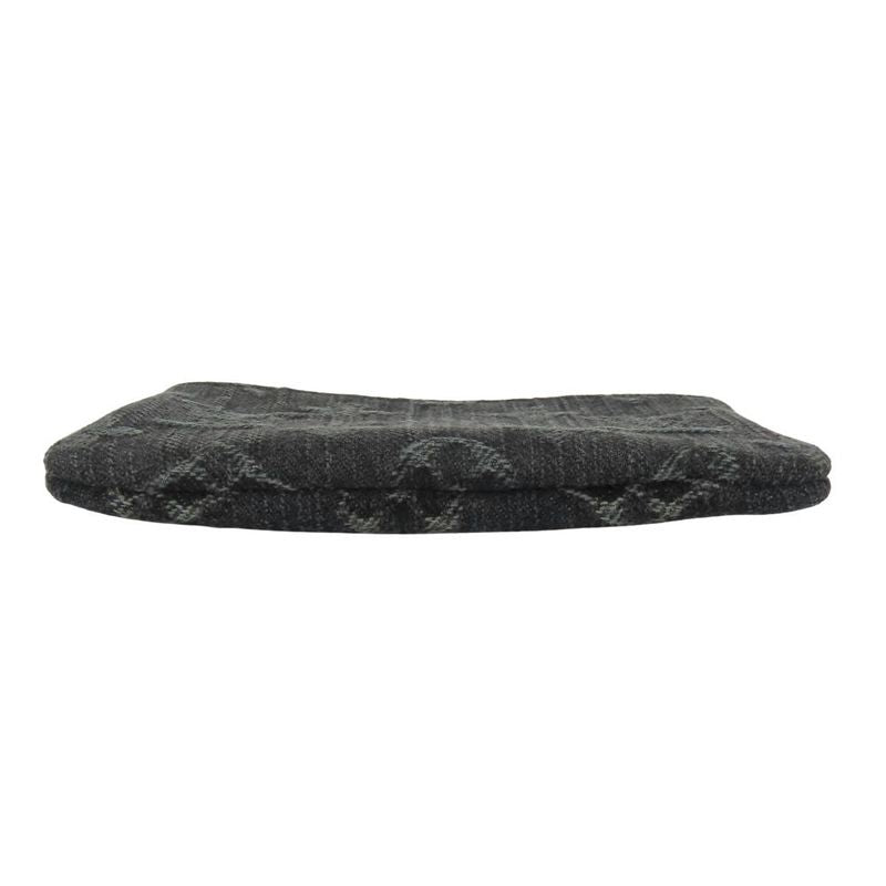 Louis Vuitton Coin Case Pochette Cles Monogram Denim Gray Black — view 3