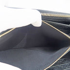 Gucci Script Zip Around Long Wallet Black — view 6