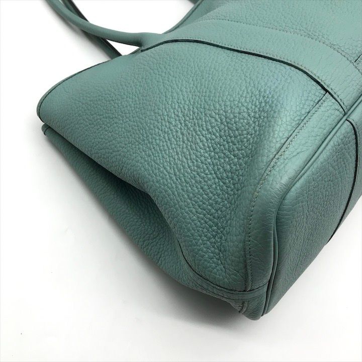 Hermes Garden Party PM Negonda Tote Purse Blue — view 5
