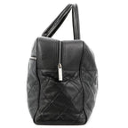 Chanel CC Caviar XL Travel Bag Bowler Tote Weekender Boston Duffle — view 8