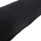 Celine Muffler Black BK Triomphe Logo Wool Accessories Scarf — view 5