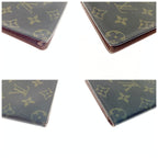 Louis Vuitton Monogram Card Holder Credit Bifold Long Bill Brown — view 4