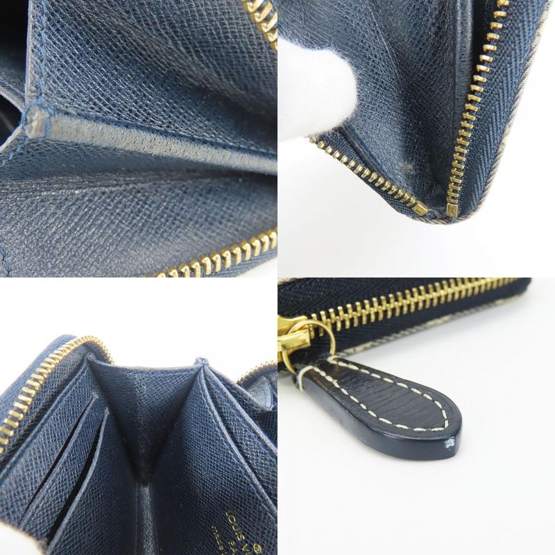 Louis Vuitton Coin Case Purse Monogram Idylle Ankle Navy — view 8