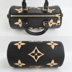 Louis Vuitton Papillon BB Monogram Empreinte 2-Way Handbag Black — view 5