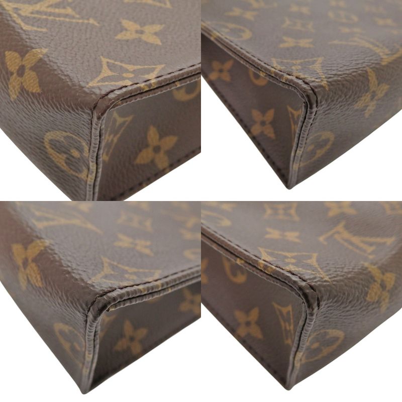 Louis Vuitton Monogram Poche Toilette 26 Clutch Bag Brown 1585 — view 3