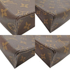 Louis Vuitton Monogram Poche Toilette 26 Clutch Bag Brown 1585 — view 3