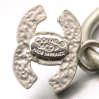 Chanel Coco Mark Metal White Silver Hardware Accessories Plated Half — view 5