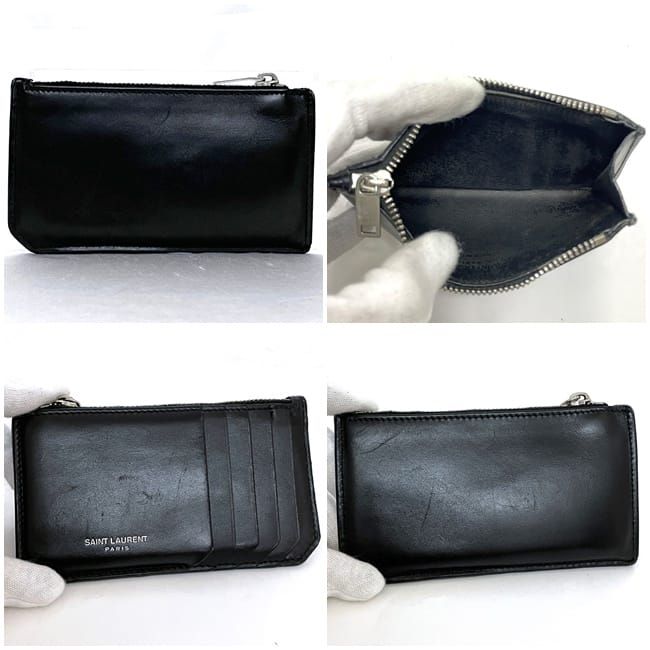 Saint Laurent Coin Case Card Black — view 4