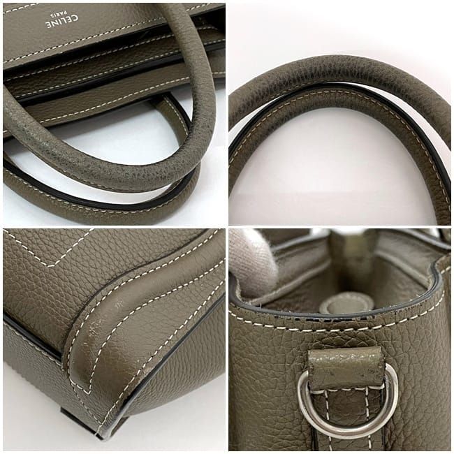 Celine Shoulder Bag Luggage Nano Shopper — view 2
