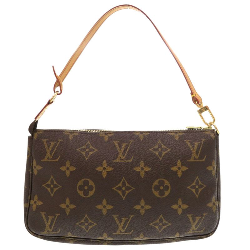 Louis Vuitton Pochette Accessoire Monogram Brown Accessory Pouch 1258 — view 2