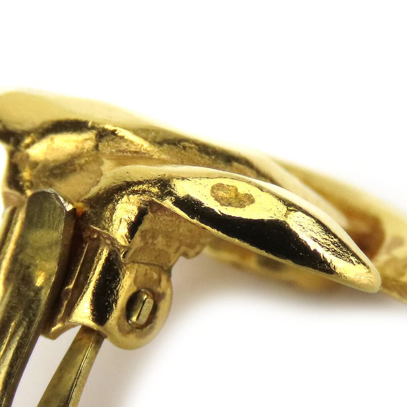 Chanel Earrings Coco Mark Metal Gold Accessories 99 P Plated — view 6