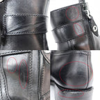 Louis Vuitton Boots Waist Side Line Black Short Leather — view 8