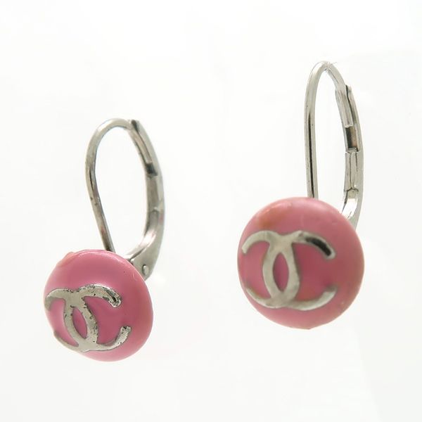Chanel 03 C Silver 925 Pink Coco Mark Mini Hook Ball SV — view 4