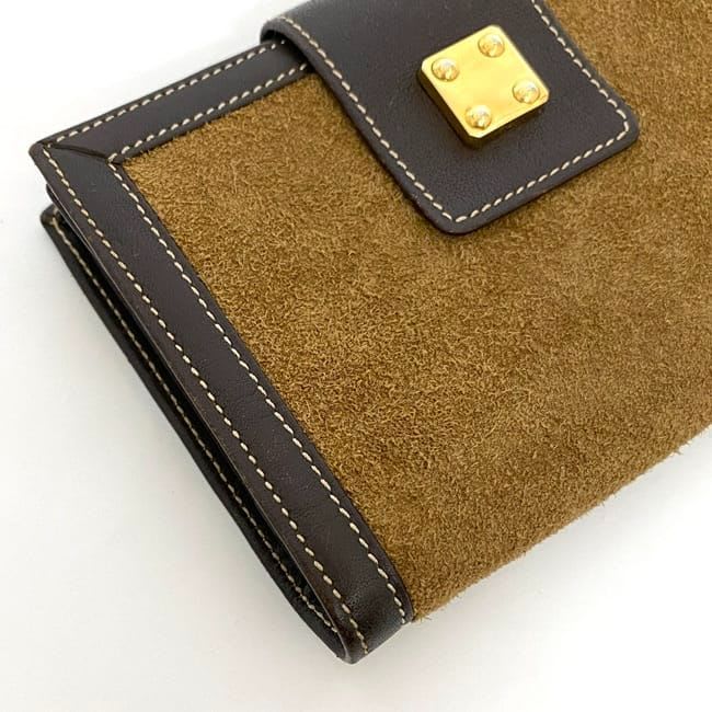 Loewe Fold Wallet Brown Beige — view 4