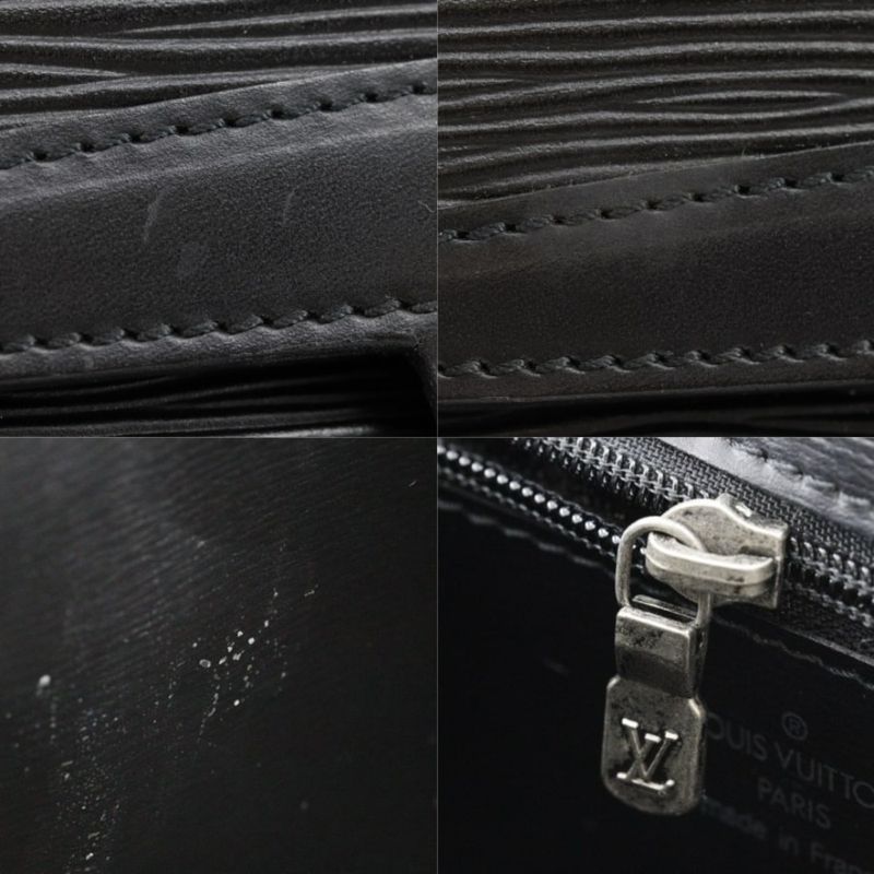 Louis Vuitton Pochette Arche 2-Way Clutch Epi Leather Noir Black — view 7