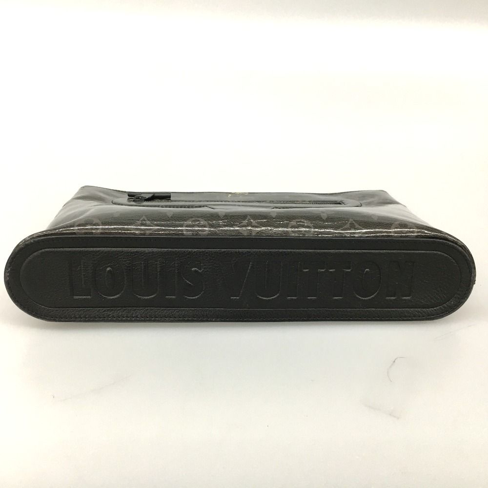 Louis Vuitton Monogram Eclipse Glaze Pochette Cosmos Clutch Bag — view 5
