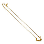 Yves Saint Laurent Vintage Logo Necklace Pendant Choker — view 5