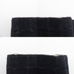Hermes Amedava Cabas De Poche Long Shoulder Canvas Black Bag — view 6
