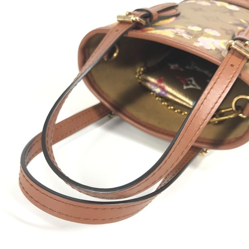 Louis Vuitton Shoulder Bag Nano Bucket Leather — view 7