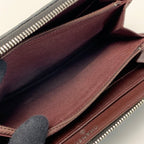 Chanel Quilted Lamb Leather Black Round Zipper Wallet — view 4