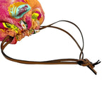 Loewe Drawstring Pouch Ring Orange Pink Paurazibiza — view 6