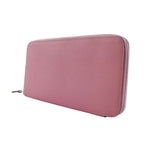 Hermes Azap Long Silk Inn Vaux Epson Rose Confetti Pink Y Wallet — view 2